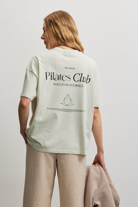 Oulu Oversized Tee Washed Green Sorbet