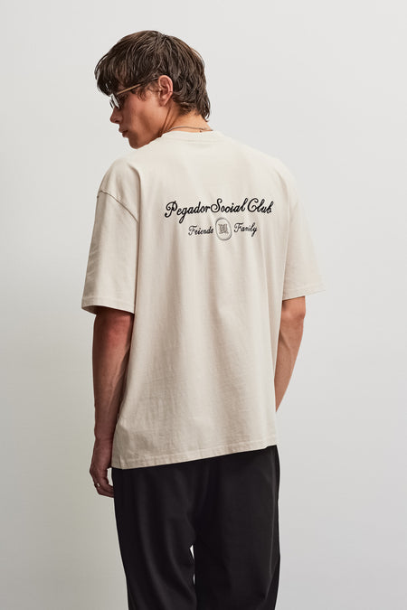 Casoli Oversized Tee Washed Cream