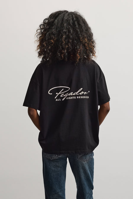 Adra Oversized Tee Black