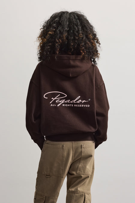 Adra Oversized Hoodie Deep Brown