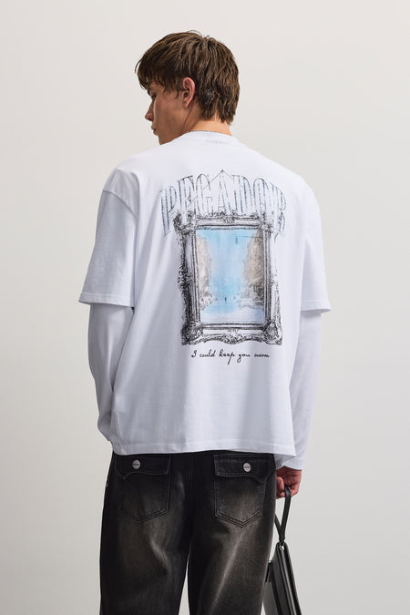 Bari Oversized Tee White