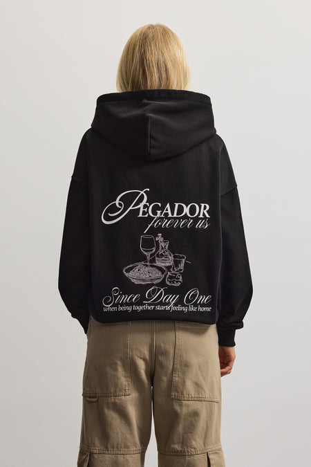 Perugia Oversized Hoodie Black