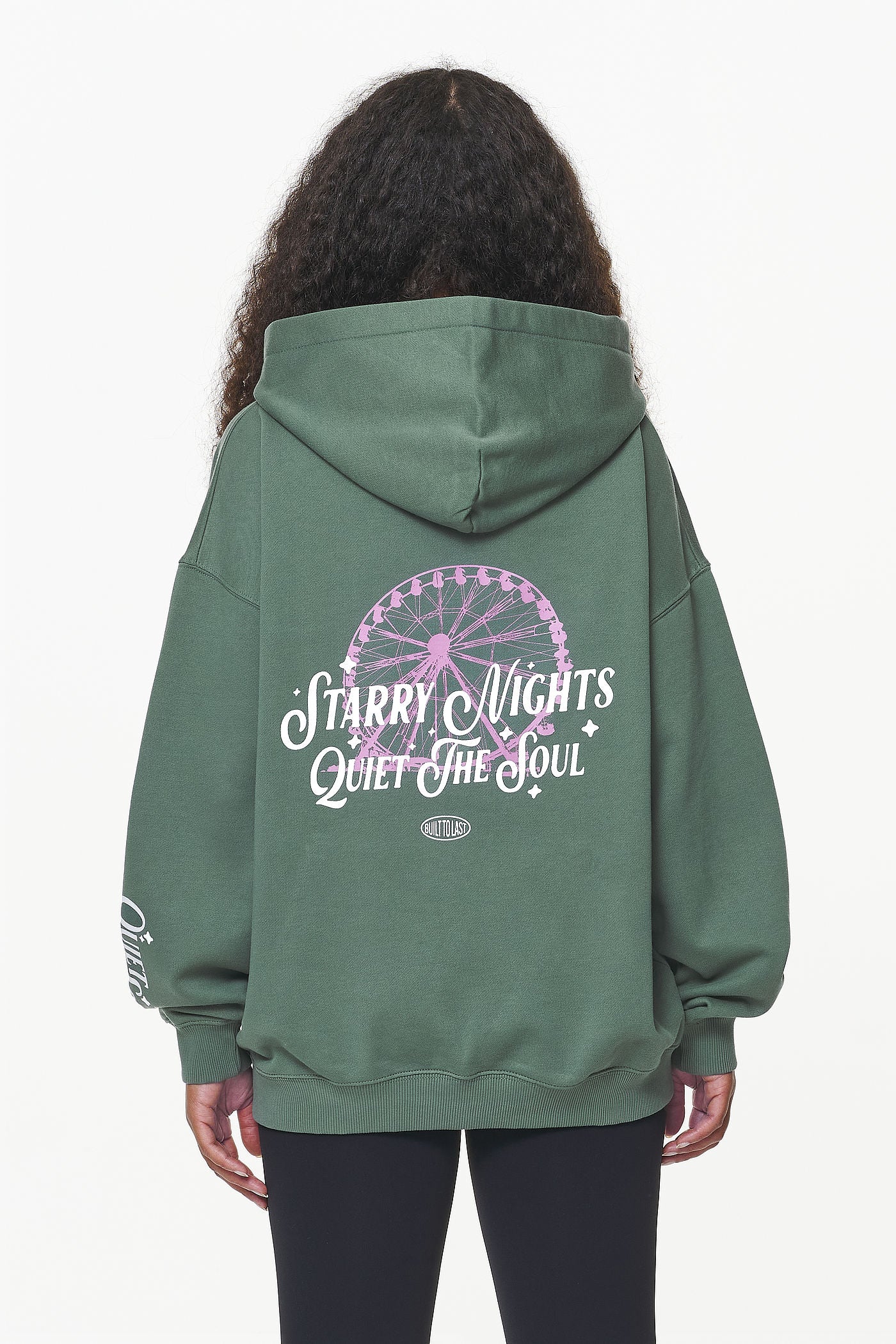 Pegador Mall Oversized Hoodie Vintage Washed Garden Green Hauptansicht aus der Built to Last Kollektion für DaHerren