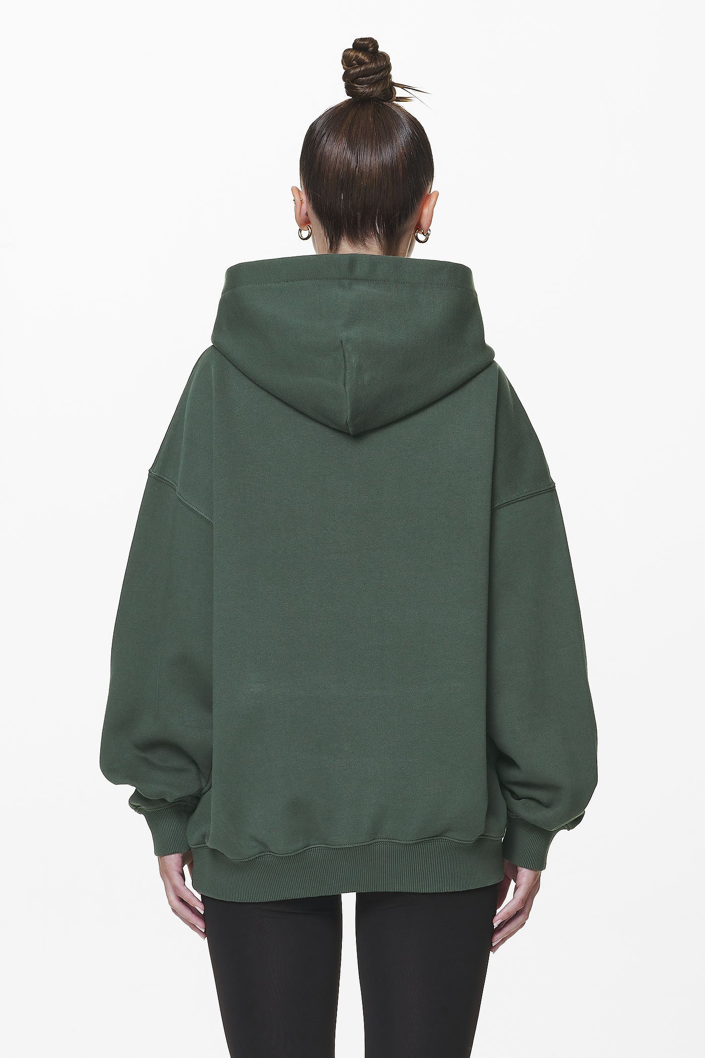 Pegador Clarita Logo Oversized Hoodie Washed Sage Green Gum Gegenansicht aus der Do not Disturb Kollektion für DaHerren