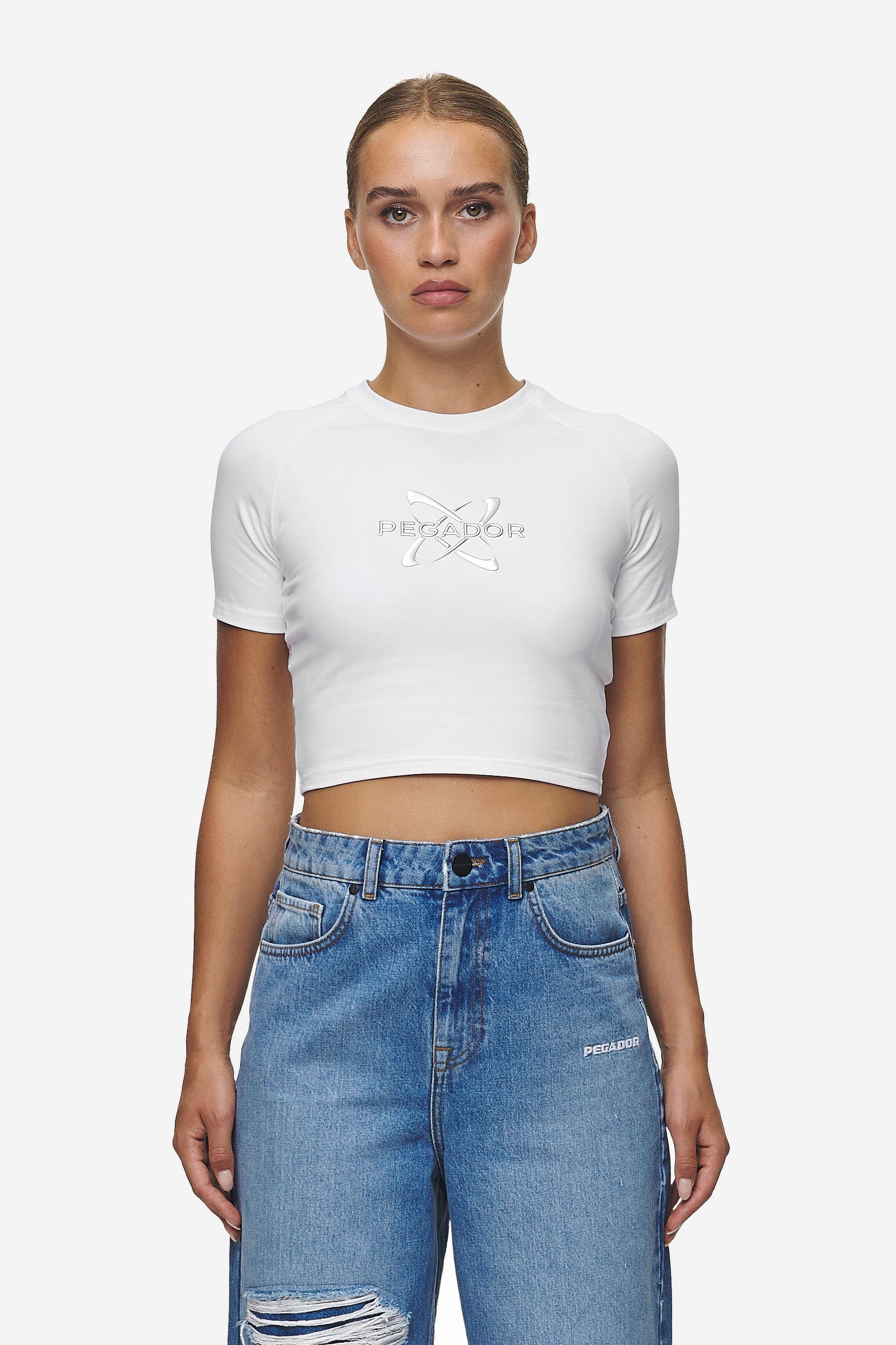 Pegador Klaria Baby Tee White Hauptansicht aus der Most Alive Kollektion für DaHerren