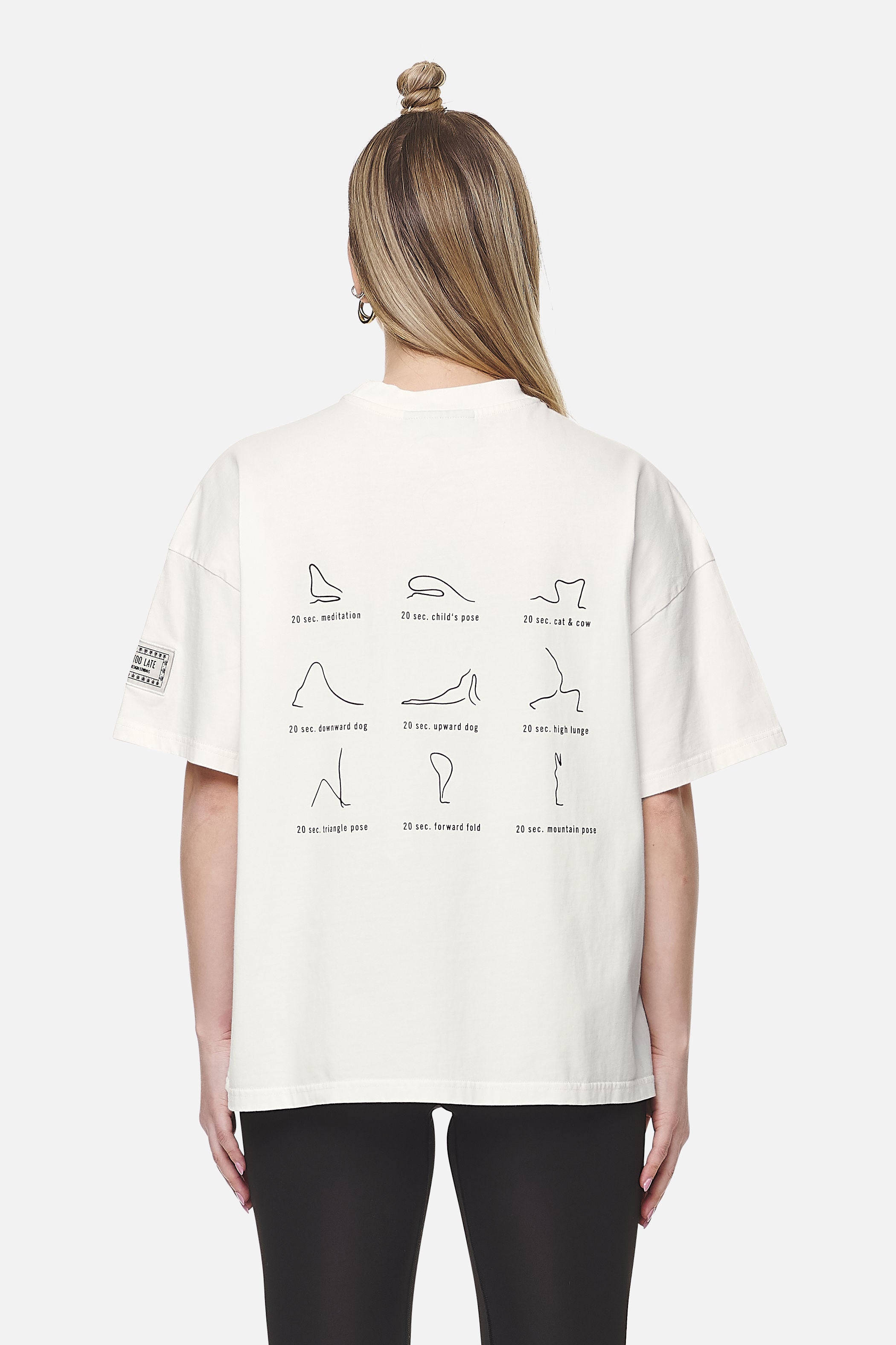 Pegador Idalia Heavy Oversized Tee Washed Coconut Milk Hauptansicht aus der Never Too Late Kollektion für DaHerren