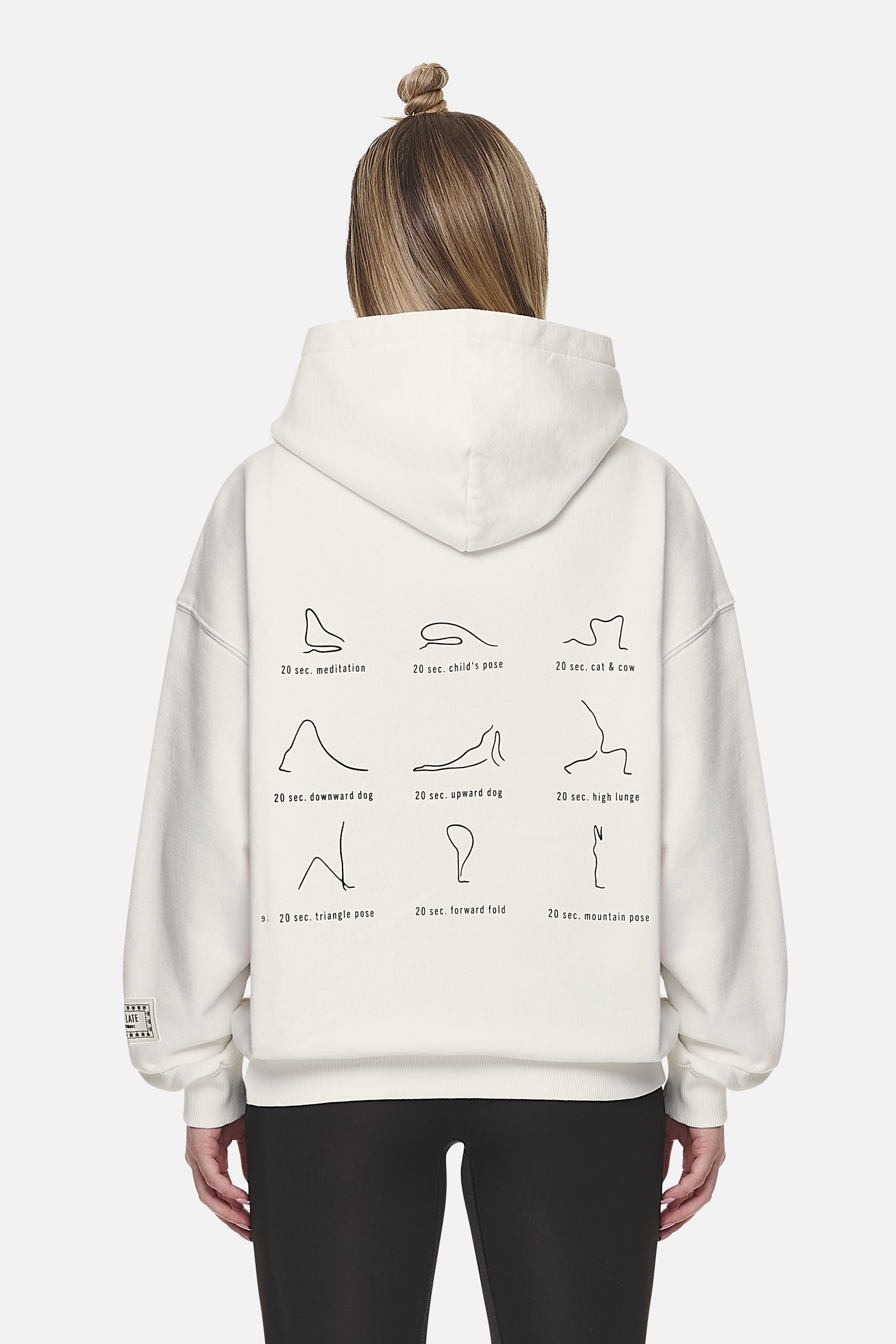 Pegador Idalia Oversized Hoodie Washed Coconut Milk Hauptansicht aus der Never Too Late Kollektion für DaHerren