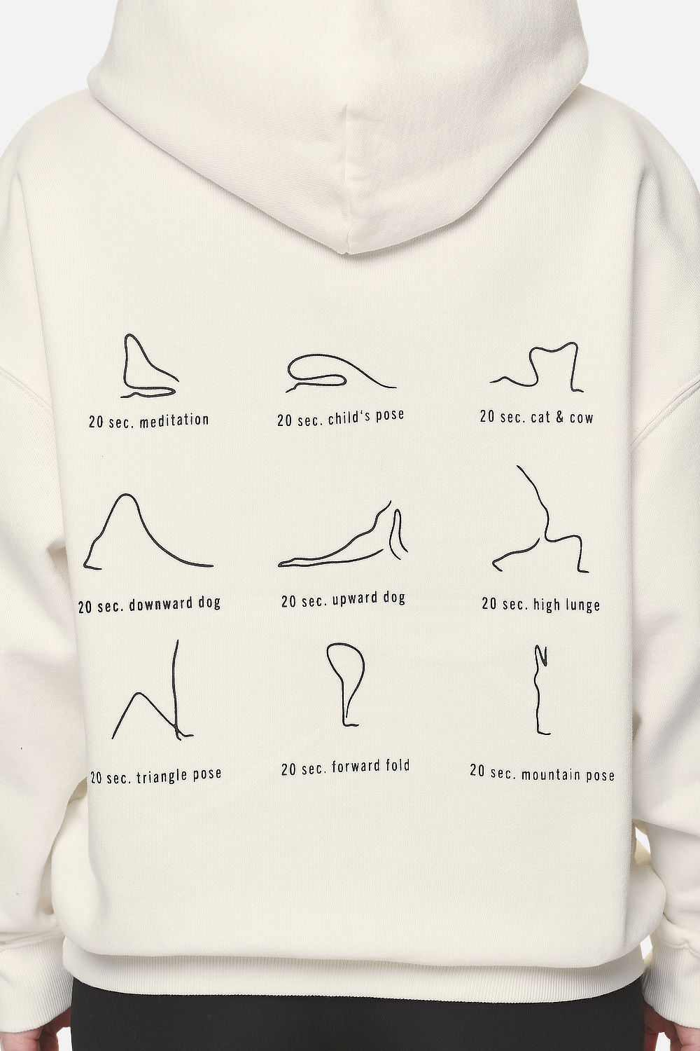 Pegador Idalia Oversized Hoodie Washed Coconut Milk Detailshot aus der Never Too Late Kollektion für DaHerren