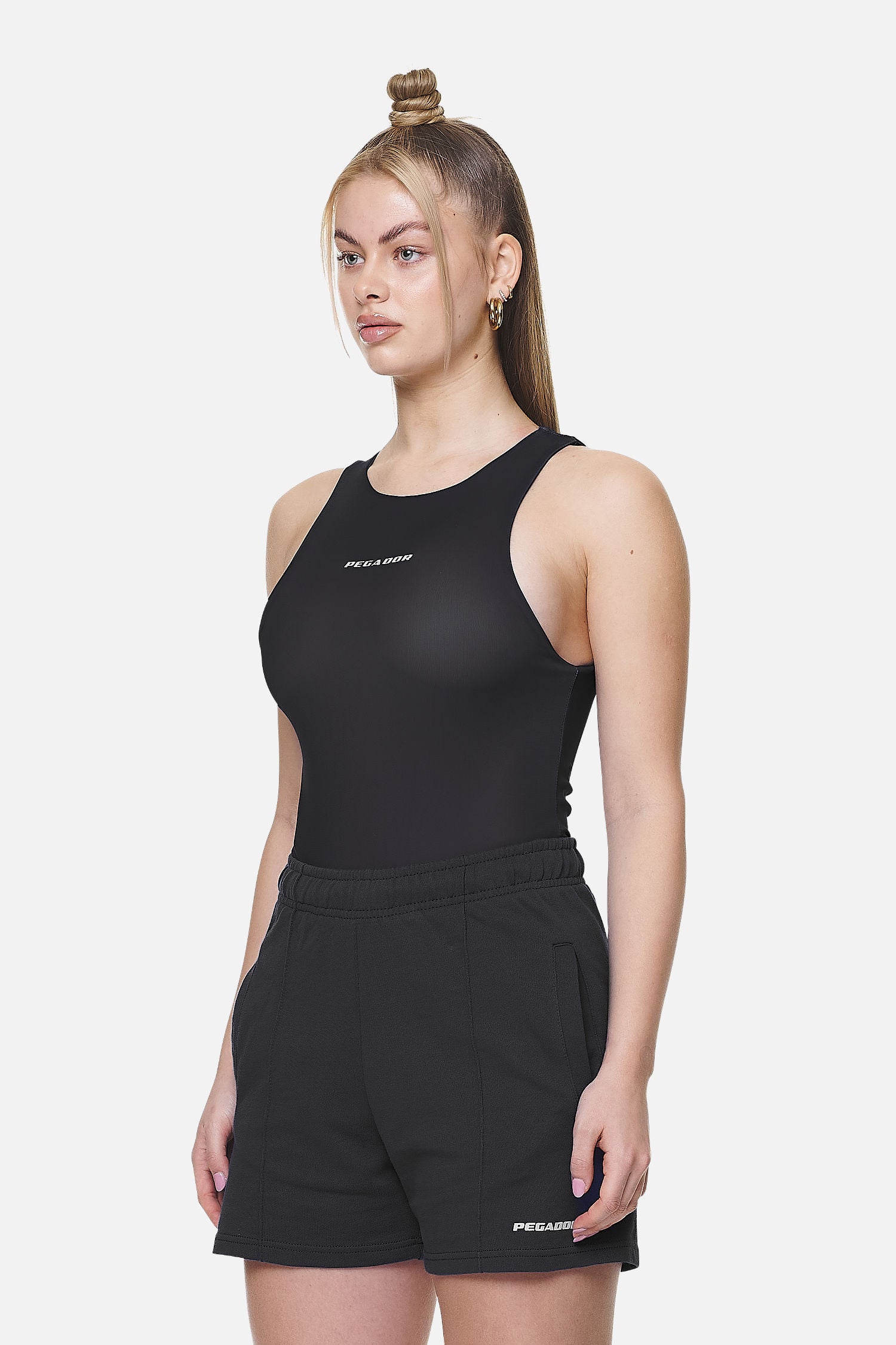 Pegador Maya Bodysuit Black White Gegenansicht aus der Never Too Late Kollektion für DaHerren