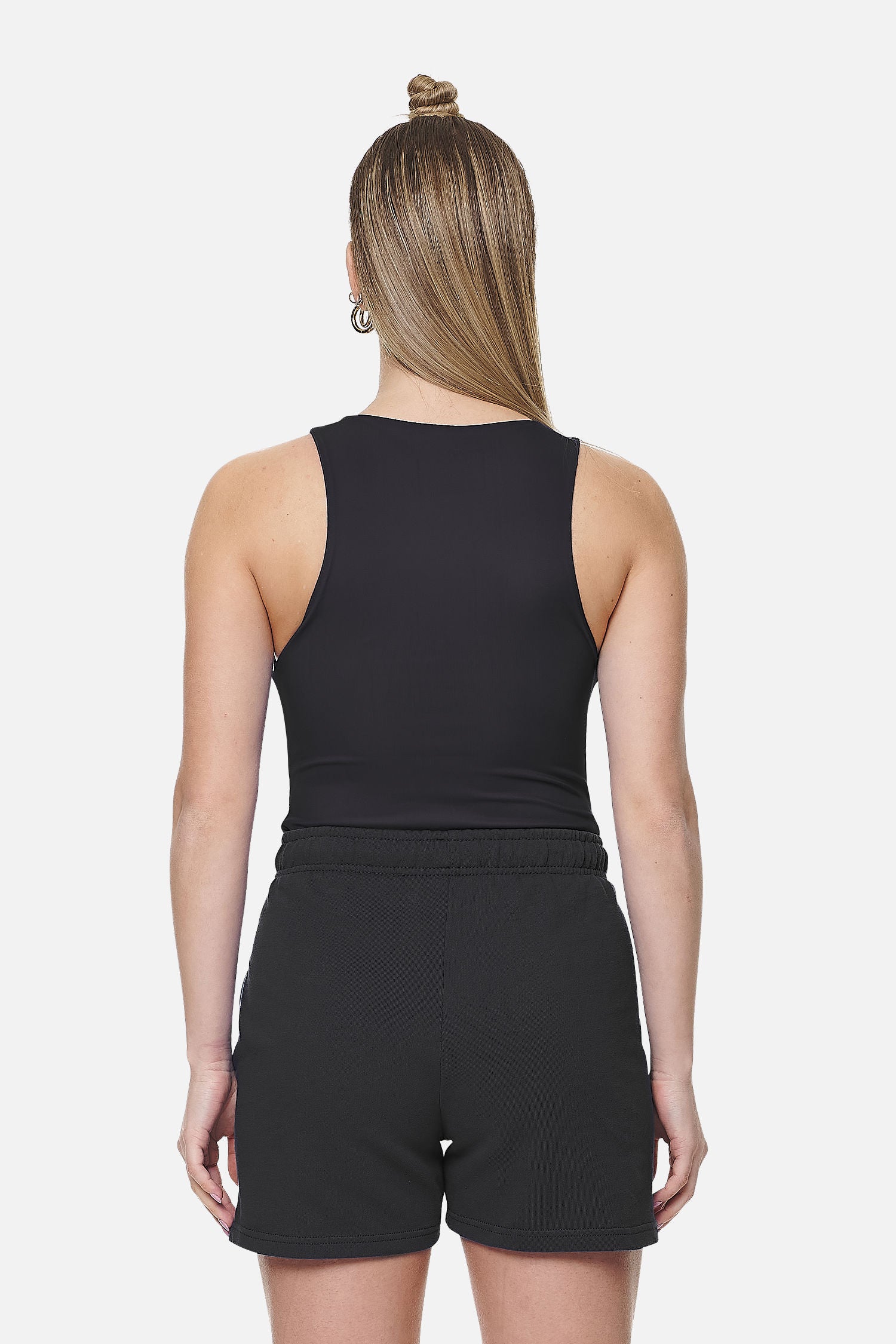 Pegador Maya Bodysuit Black White Detailshot aus der Never Too Late Kollektion für DaHerren