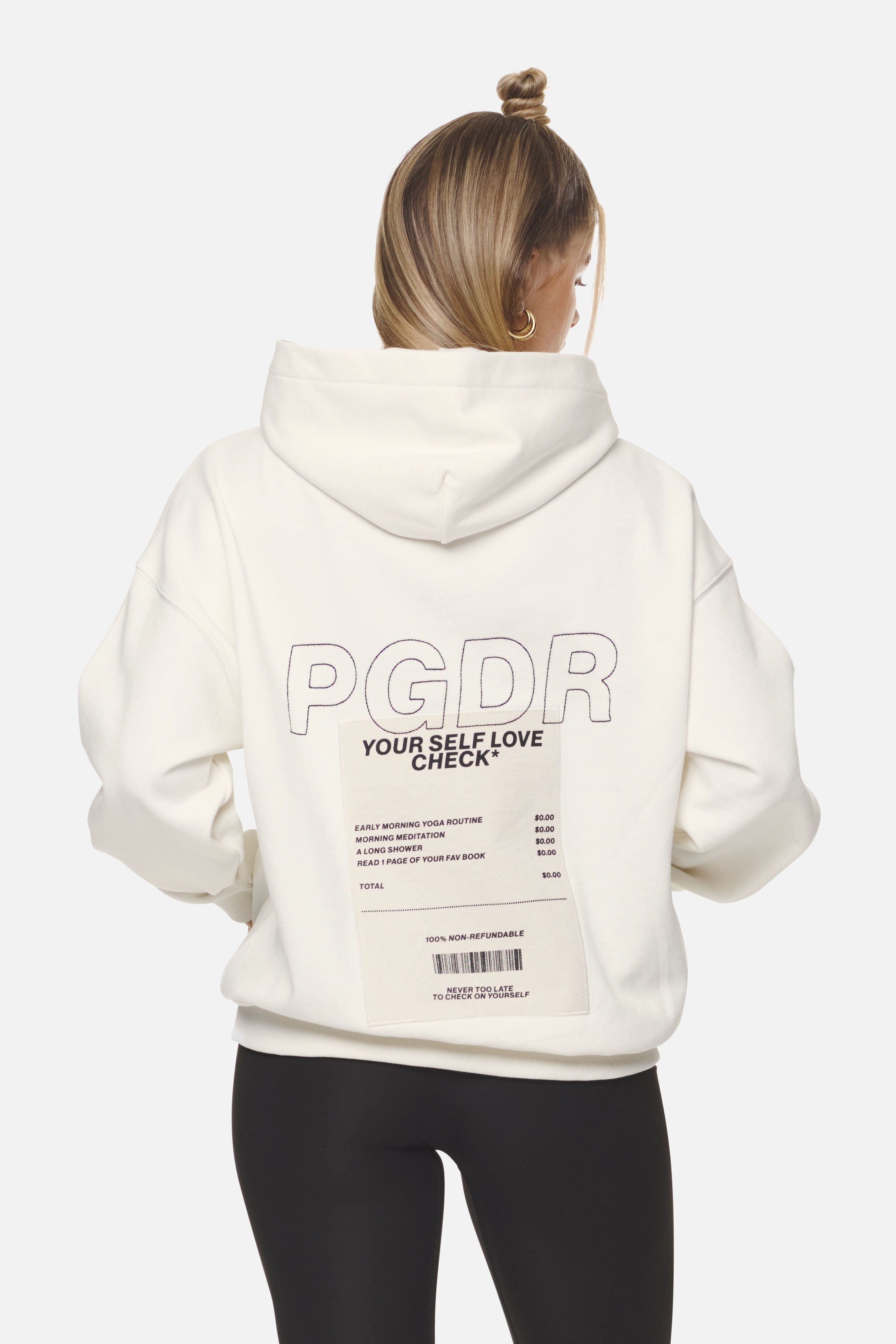 Pegador Cania Oversized Hoodie Washed Coconut Milk Hauptansicht aus der Never Too Late Kollektion für DaHerren