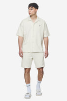 Pegador Libco Structured Knit Shirt Salty Cream Ganzkörper Bild aus der Next Wave Kollektion für Herren