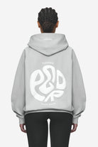 Pegador Gabi Oversized Sweat Jacket Washed Sky Grey Hauptansicht aus der Next Wave Kollektion für DaHerren