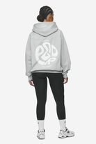 Pegador Gabi Oversized Sweat Jacket Washed Sky Grey Seitenansicht aus der Next Wave Kollektion für DaHerren