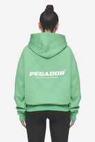 Pegador Atna Logo Oversized Hoodie Washed Peppermint Green White Hauptansicht aus der Next Wave Kollektion für DaHerren