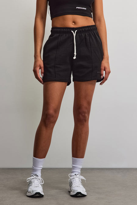 Umbria High Waisted Shorts Black Gum