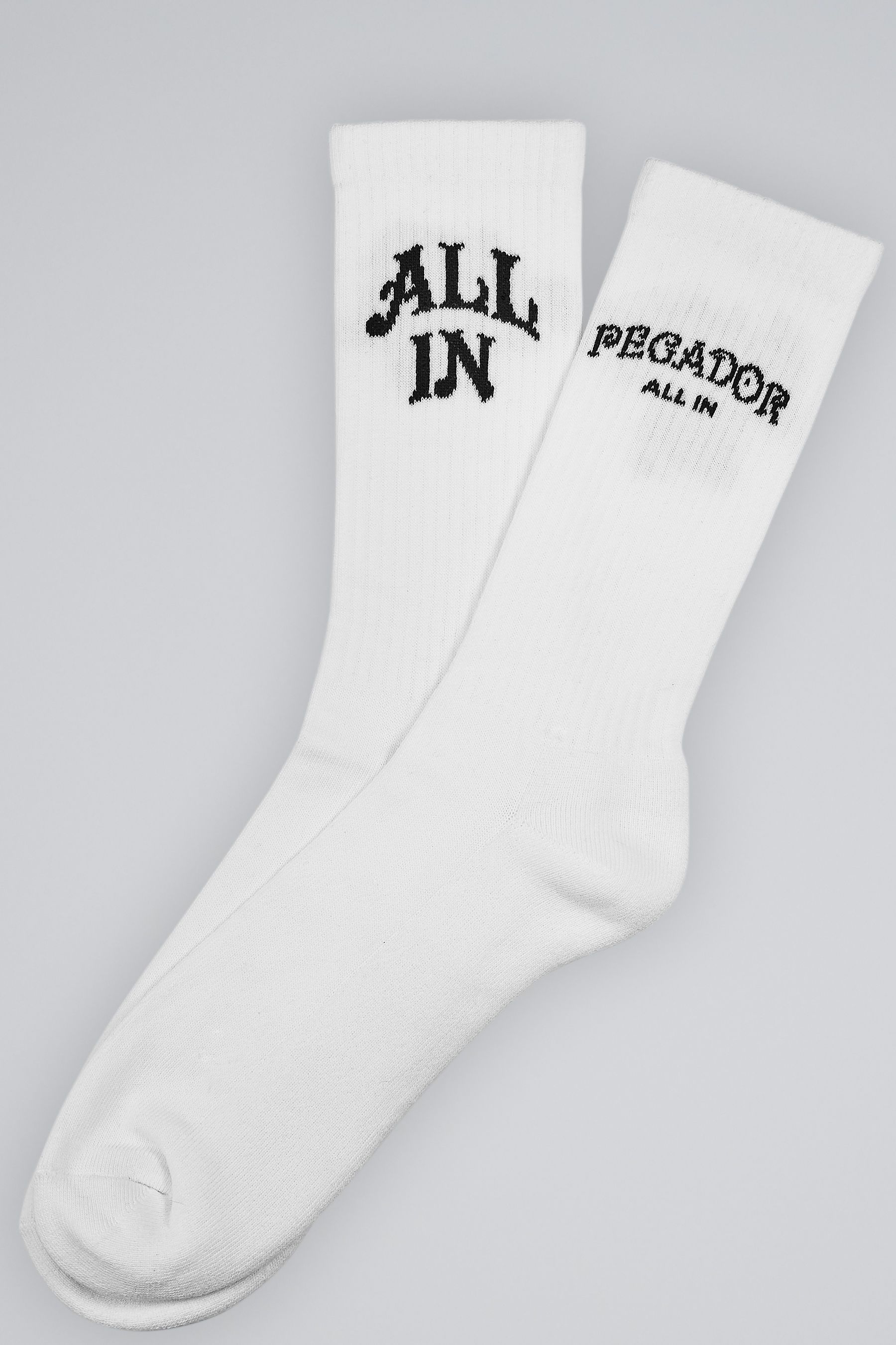 Pegador All In Socks White Black Hauptansicht aus der All In Kollektion für Herren