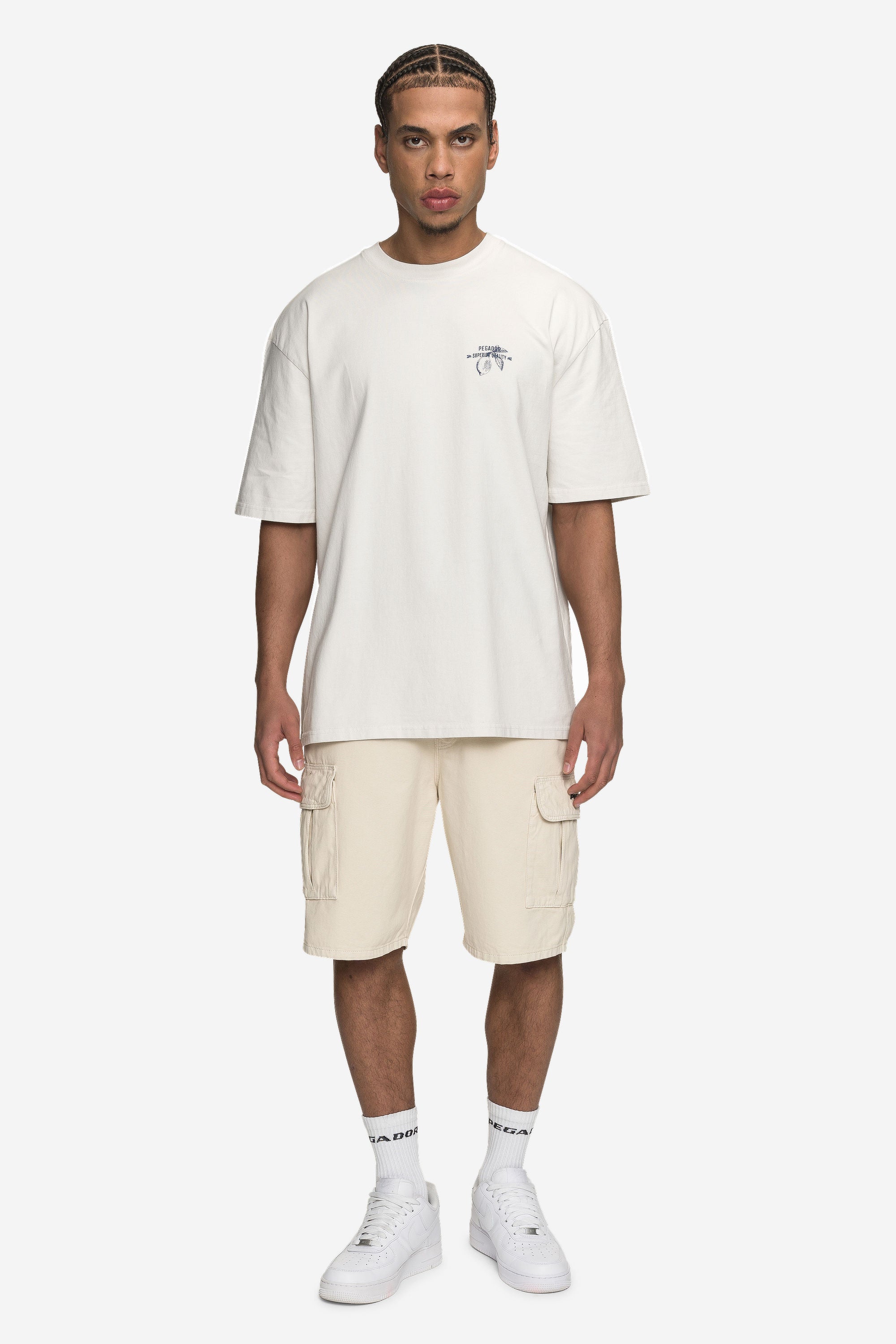 Pegador Lugard Cargo Shorts Desert Sand Ganzkörper Bild aus der Next Wave Kollektion für Herren