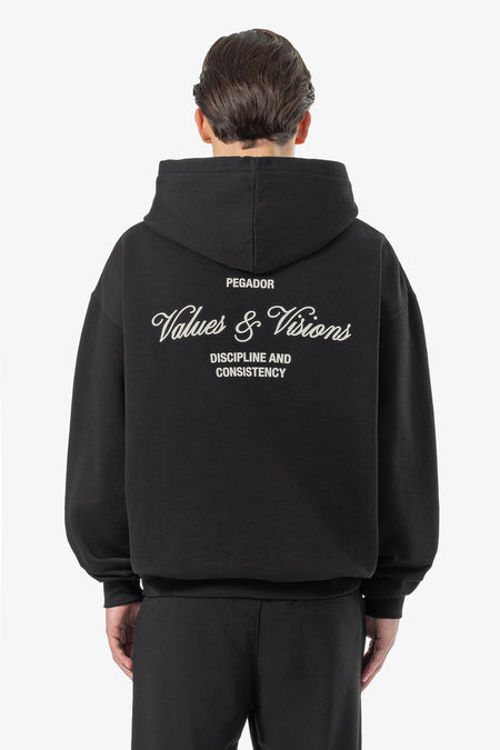 Bronson Oversized Hoodie Washed Black