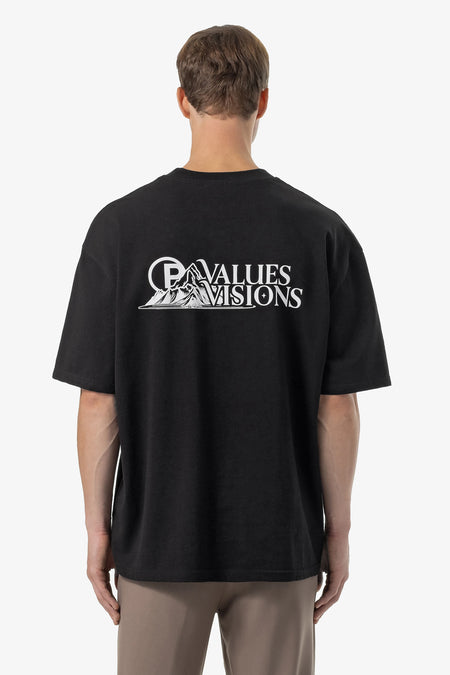 Mahan Oversized Tee Washed Black