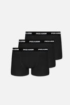 Pegador Ango Boxershorts 3 Pack Black Black Hauptansicht aus der PEGADOR® Kollektion für Herren und Damen