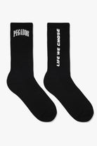 Pegador Life We Chose Socks Black White Hauptansicht aus der Life We Chose Kollektion für Herren