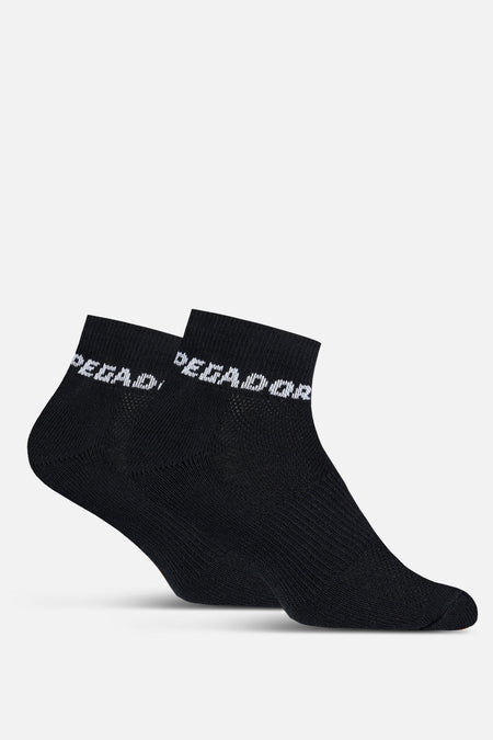 Low Socks Black White (Single Pack)