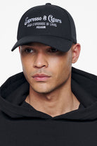 Pegador Racoon Cap Black Hauptansicht aus der Finer Things Kollektion für Herren