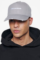 Pegador Reo Destroyed Cap Grey Hauptansicht aus der Finer Things Kollektion für Herren