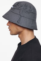 Pegador Logo Cotton Twill Bucket Hat Grey Ganzkörper Bild aus der Finer Things Kollektion für Herren