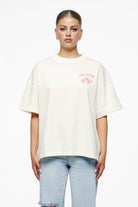 Pegador Metra Heavy Oversized Tee Vintage Washed Unbleached Seitenansicht aus der Finer Things Kollektion für DaHerren