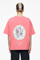 Pegador Stia Heavy Oversized Tee Vintage Washed Strawberry Hauptansicht aus der Finer Things Kollektion für DaHerren