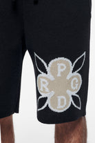 Pegador Flanigan Knit Shorts Black Detailshot aus der Finer Things Kollektion für Herren