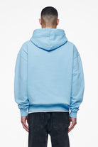 Pegador Kirk Oversized Hoodie Vintage Washed Riviera Blue Gegenansicht aus der Finer Things Kollektion für Herren