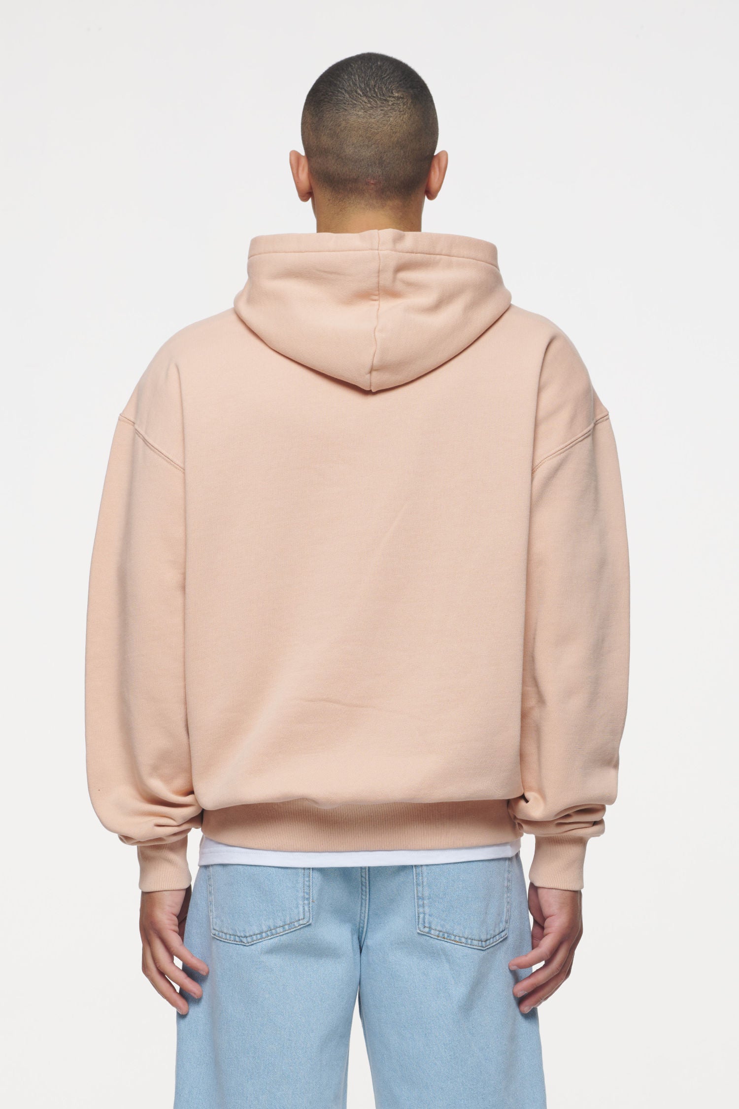 Pegador Kirk Oversized Hoodie Vintage Washed Tuscan Rose Gegenansicht aus der Finer Things Kollektion für Herren