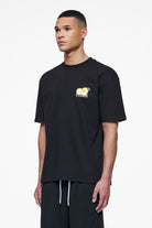 Pegador Plaxton Oversized Tee Black Gegenansicht aus der Finer Things Kollektion für Herren