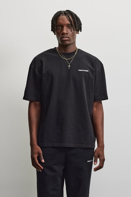 Logo Oversized Tee Black