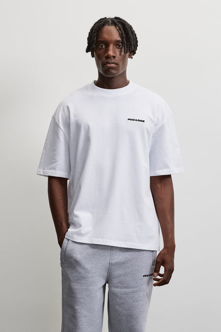 Logo Oversized Tee White