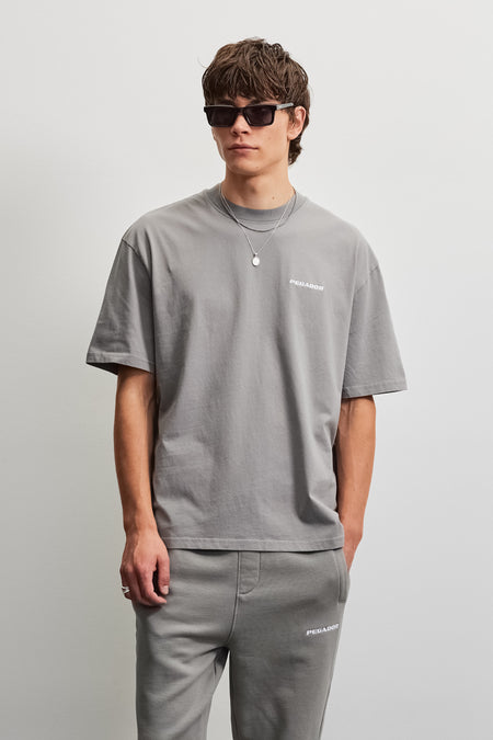 Logo Oversized Tee Grey