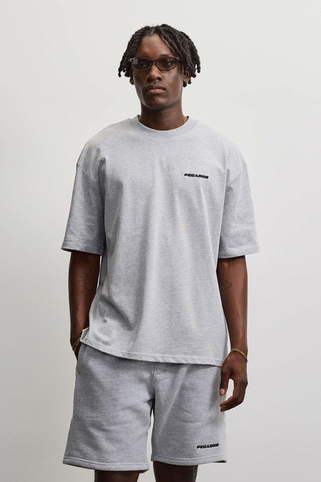 Logo Oversized Tee Heather Grey