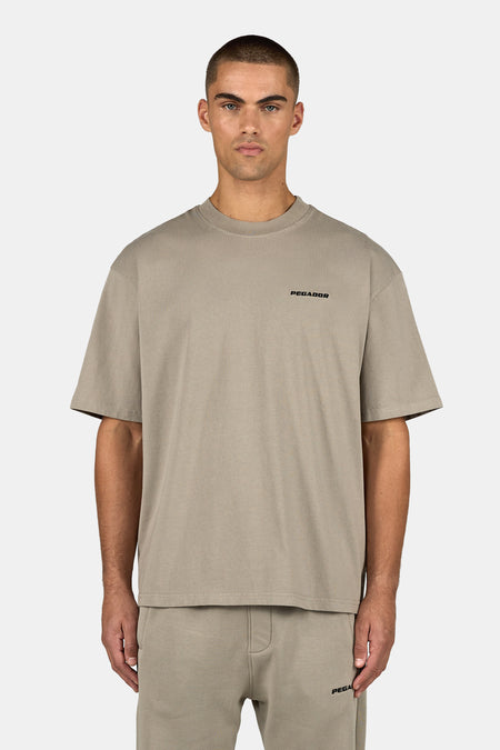 Logo Oversized Tee Flint Grey