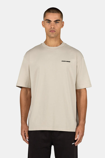 Logo Oversized Tee Cozy Beige