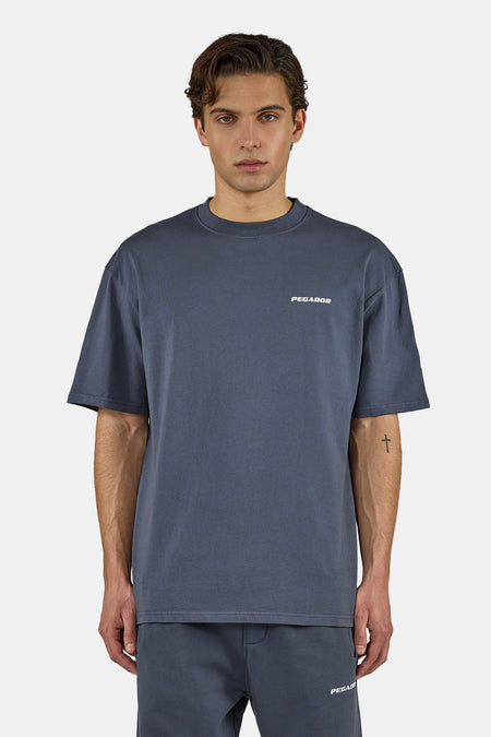Logo Oversized Tee Twilight Blue