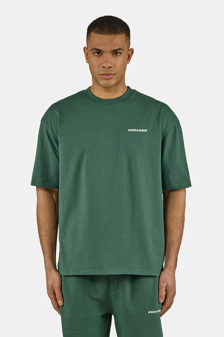 Logo Oversized Tee Solid Green