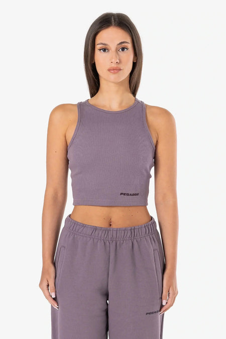 Ayla Crop Top Dusty Grape