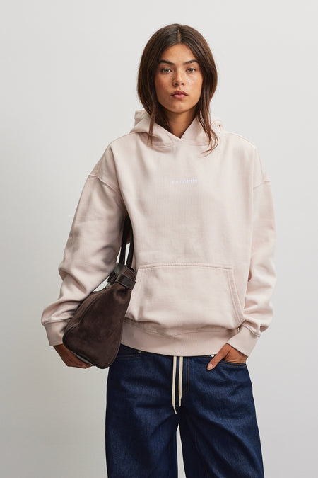 Clarita Logo Oversized Hoodie Dusty Rose