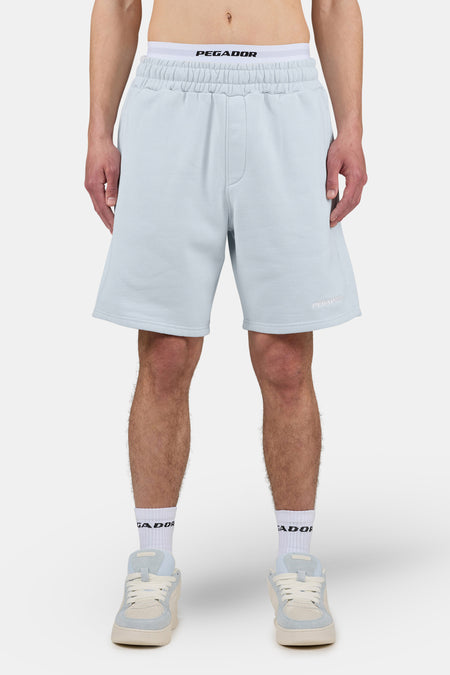 Logo Heavy Sweat Shorts Dream Blue