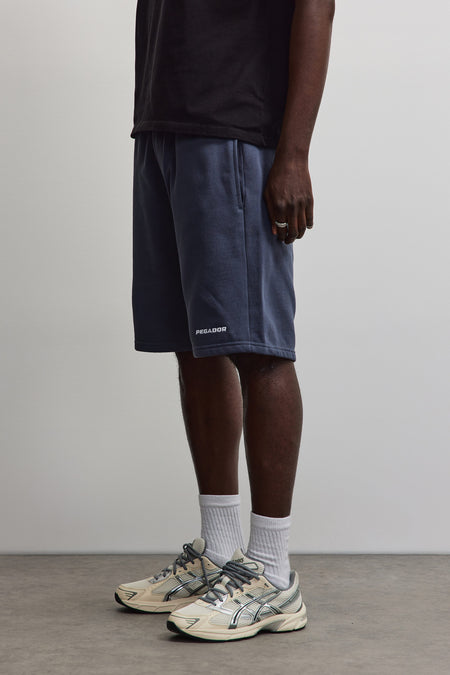 Logo Heavy Sweat Shorts Twilight Blue