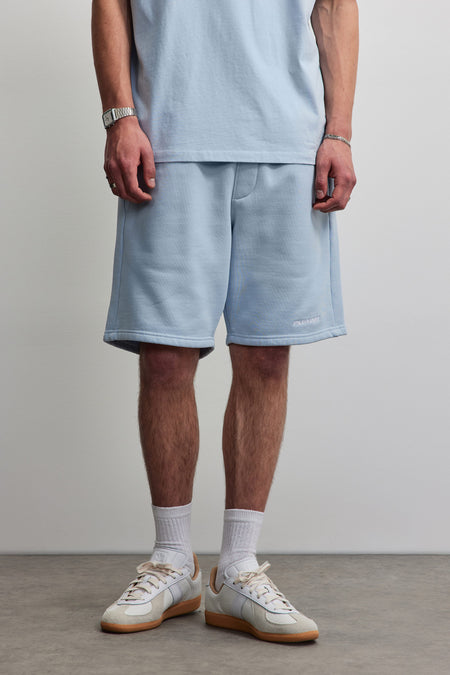 Logo Heavy Sweat Shorts Ocean Blue