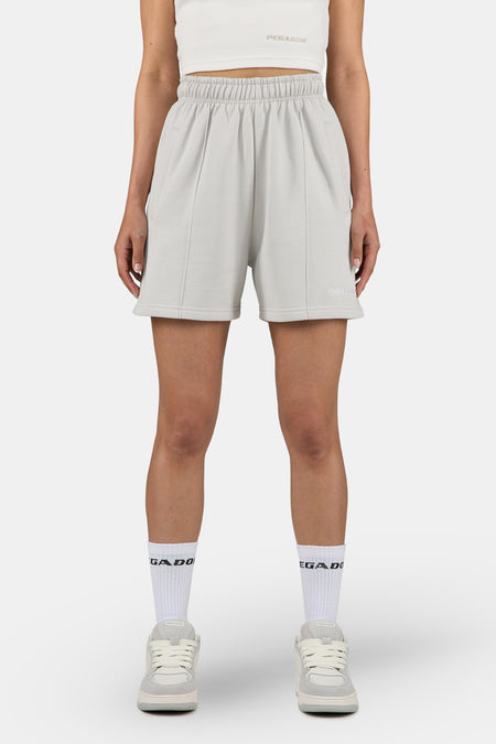 Sully High Waisted Shorts Pure Grey